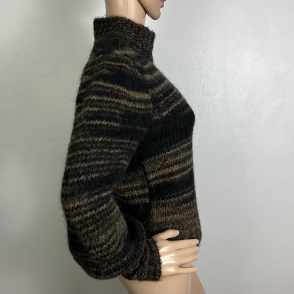 NEW VERONICA BEARD FUZZY MOCK NECK SWEATER - Picture 5 of 9